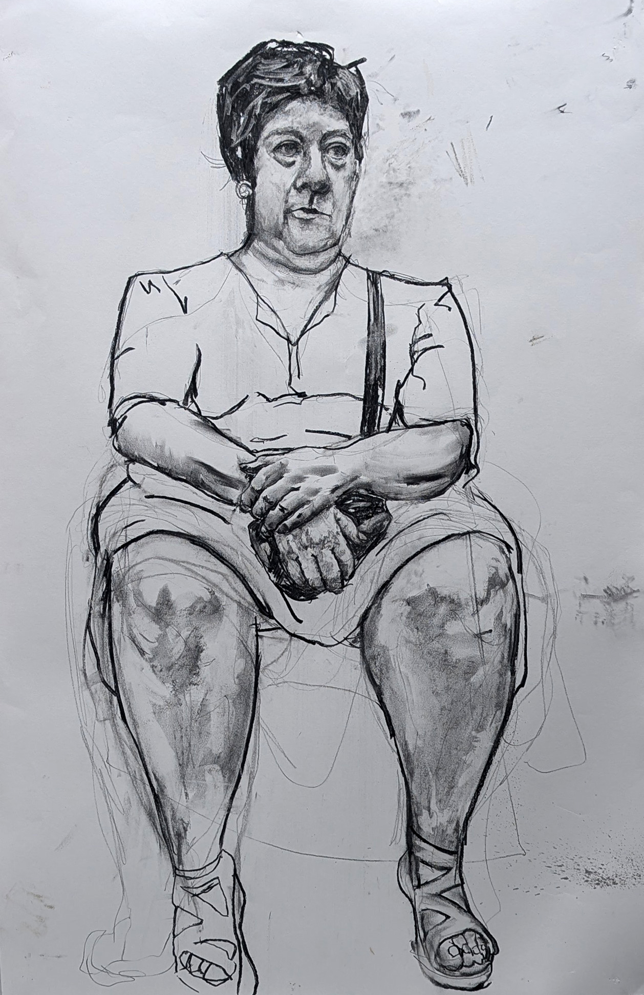 charcoal on paper - by Jan_Fairey